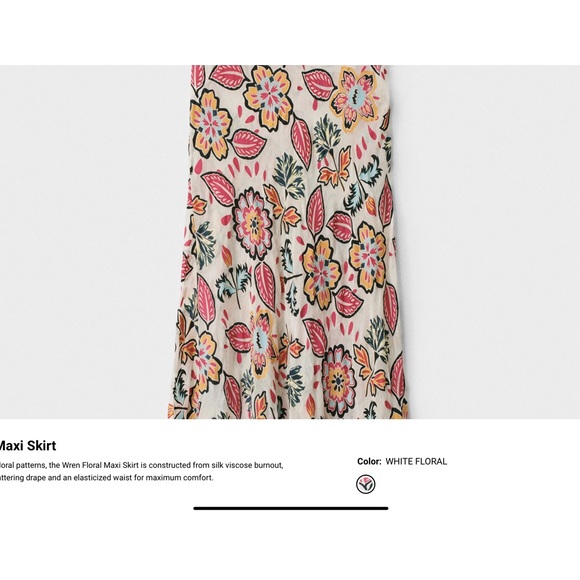 rag u0026 bone | Skirts | Rag Bone Wren Floral Maxi Skirt | Poshmark